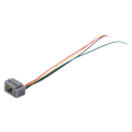 40 Pcs 616E 4P4C RJ9 Female Telephone Connector Adapter W 4 Wires 8cm. 