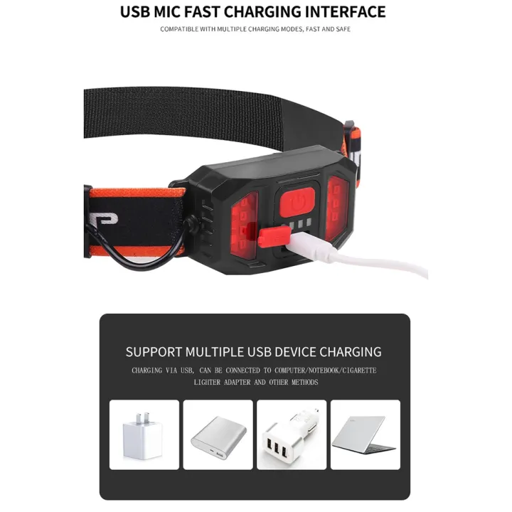 FORIDE%202Pcs%20Light%20Lamp,USB%20Rechargeable%20LED%20Torch,Adjustable%20COB%20Light%20Lamp%20for%20Fishing%20Running%20Camping%20-%20Image%203
