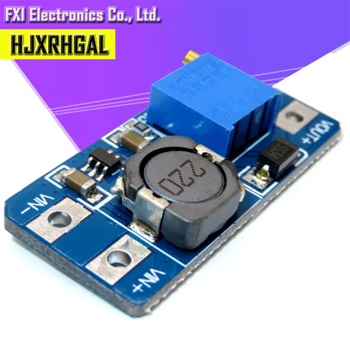 Max Bootex Module 5PCS MT3608 2A Max DC-DC Step Up Power Module Booster Power Module ...