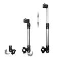 NAMUNY 2X Stainless Steel Bicycle Umbrella Stand Electric Bicycle Umbrella Stand A Type Straight Tube Umbrella Stand. 
