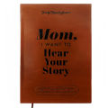 Mom, I Want To Hear Your Story Leather Hardcover Ribbon Bookmark Mom Tell Me Your Life Story Journal Meaningful Memory Journal FUHENG. 