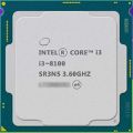 CPU INTEL I3-8100 TRAY, 3.6~3.6GHz 8th Gen. 