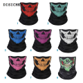 DISICHEN Outdoor Bicycle Cycling Ski Windproof Skull Half Face Mask Ghost Scarf Multi Use Hiking Camping Hunting Running Neck Warmer. 