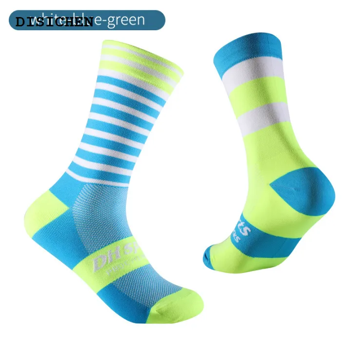 DISICHEN%20Hot%20Selling%20Stripe%20Cycling%20Socks%20Elastic%20Fit%20Professional%20Cycling%20Comperssion%20Sports%20Socks%20Healthy%20Comfortable%20Improve%20Muscle%20Strength%20-%20Image%208