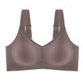 Chest number soft support female beautiful back big push-up bra, seamless one-piece, underwire-free, adjustable sports thin text. 