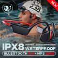 Wenefang Sutuiying Bluetooth 5.3 Bone Conduction Wireless Headphones Depth IPX8 Waterproof Portable Luxury Swimming Headsets 32GB RAM MP3 Player For Diving Sports. 