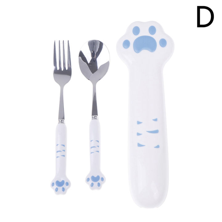 Portable%20Camping%20Spoon%20Set%20Cat's%20Paw%20Cartoon%20Stainless%20Steel%20Spoon%20Fork%20Chopsticks%20Tableware%20Student%20Outdoor%20Kitchen%20Accessories%20-%20Image%207