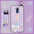 protective Cartoon Phone Case For Huawei Honor V9 Play/Honor 6C Pro Lanyard Back Cover Silicone Cute Anti-dust ring. 