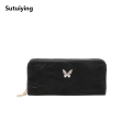 Sutuiying High quality long wallet for women in 2024 new high aesthetic value niche design high end and exquisite handbag card bag. 