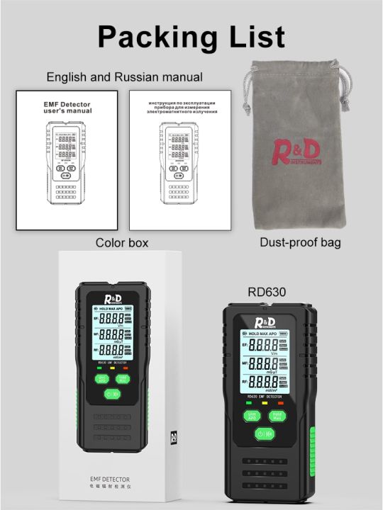 R&D%20RD630%20Electromagnetic%20Field%20Radiation%20Detector%20Tester%20EMF%20Meter%20Multifunctional%20Handheld%20Portable%20Radio%20Frequency%20Warn%20Meter%20-%20Image%208
