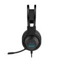 Viewsonic VA300 Series RGB Light 2.2M Wired Gaming Headphone With Noice Cancelling Mic-Black. 