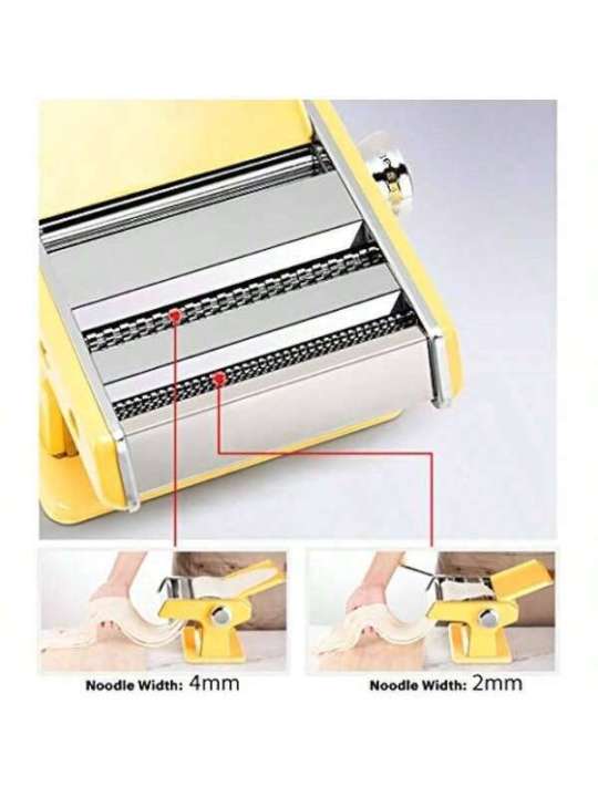 hine%20Stainless%20Steel%20Roller%20Pasta%207%20Adjustable%20Thickness%20Settings%20Noodles%20Maker%20With%20Hand%20Crank%20Perfect%20For%20Spaghetti%20Fettuccini%20Lasagna%20Or%20Dumpling%20Skins%20-%20Image%205