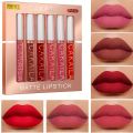 WENYAN CAKAILA 6-Color Lip Gloss Lipstick Set Liquid Matte Velvet Matte Women's Makeup Long-lasting Waterproof Non-stick Cup Non-fade. 