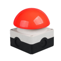 Emergency Stop Foot Switch 1NO+1NC Mushroom Button Switch Waterproof Self-Reset Switch A. 