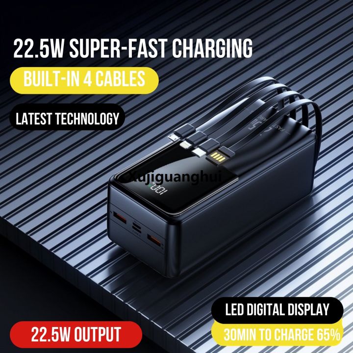 Xujiguanghui%20Q134%2030000mAh%20Powerbank%20with%2022.5W%20Super%20Fast%20Charging%20Built-in%204%20Attached%20Cables%20%7C%20Digital%20DLuxury%20isplay%20High-Speed%20Output%20%7C%20Portable%20Powerbank%20for%20Android,%20iPhone,%20WiFi%20Router%20More%20by%20Qtech%20-%20Image%203