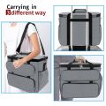 1 Pcs Grey Sewing Machine Accessories Storage Container Bag. 