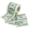 CGearuppt Money Toilet Paper Rolls Bathroom Tissue Novelty 100 Dollar Bills Currency Toilet Tissue Paper - Pack of 4. 