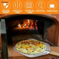 Wenefang 12-inch Non-stick Pizza Shovel Metal Pizza Peel with Wooden Handle Hot Selling Pastry and Pizza Accessories for Kitchen Baked Home Gadgets. 