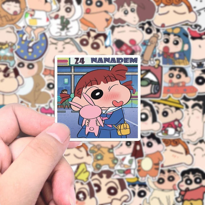 50/100Pcs%20Cartoon%20Anime%20Crayon%20Shin%20Chan%20Stickers%20For%20Car%20Laptop%20Phone%20Mystic%20-%20Image%205