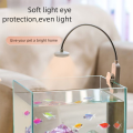 Bedside Lamp 3 Color Modes Mini Clip-on Aquarium Lamp Adjustable Waterproof Fish Clip Lamp Energy Saving Touch Dimming Tabletop Reading Lamp Home Decorations. 