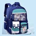 School Bag for Boys and Girls Waterproof Book Bag for Kids Suitable Class 1 to 6. 