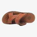 Brown Leather Casual Sandels For Men. 