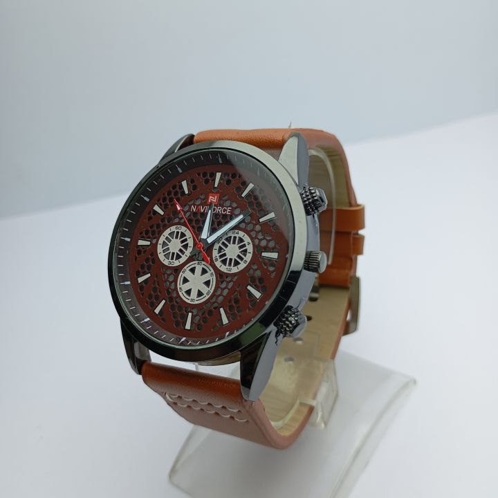 Fashion%20Leather%20Belt%20Watch%20For%20Men%20%7C%20Round%20Decorative%20Brown%20Dial%20Brown%20Leather%20Belt%20Quartz%20Moment%20Wrist%20Watch%20For%20Men%20-%20Image%202