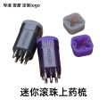 Mini essential oil scalp applicator Fluid Guide Comb Massage Head Therapy Roll-On 8ml Hair Growth Liquid 5 needles for doTERRA. 