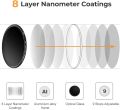 K&F Concept 67mm Variable ND2-ND400 ND Lens Filter (1-9 Stops) for Camera Lens, Adjustable Neutral Density Filter with Microfiber Cleaning Cloth (B-Series). 