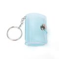 Creative With Keychain Mini Photo Album Simple Snap Button Design Storage Photo Card Holder PVC DIY Portable Pocket Album Photo Sticker. 