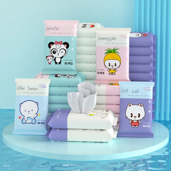 Wet%20Wipes%20Baby%20Hand%20Mouth%20Special%20Small%20Bag%20Portable%20Carry-on%20Student%20Children's%20Wet%20Wipes%20Household%20Affordable%20Big%20Bag%20of%2010%20Pieces%20-%20Image%207
