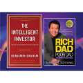 Two books ( The Intelligent Investor By Benjamin Graham and Rich Dad Poor Dad -Robert Kiyosaki). 