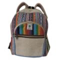 Nepali Hand Made Hemp Bag School College Travel Bag. 