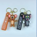 Rubber Material Tom & Jerry Key Chain - 1 Pcs | Cute Cartoon Tom & Jerry Keychain - 1 Pcs | Multifunctional Cute Cartoon Keychain. 