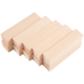 NAMUNY Large Carving Wood Blocks (10 Pack) 4 x 1 x 1 Inches Unfinished Basswood Project Craft Kit DIY Hobby Set for Beginners. 