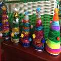 800Pcs Pipe Cleaners 10 Assorted Colors Chenille Stems Craft Supplies Glitter Pipe Cleaners for DIY Art Crafts. 