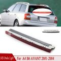 Car LED Brake Light 3RD High-Position Auto Stop Lamp Red Lens Tail Light 8E9945097 for A4 B6 2001-2004. 