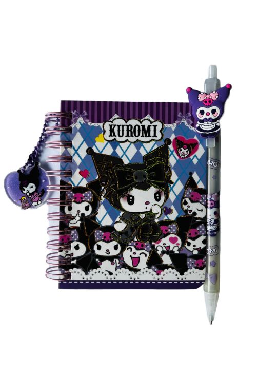 Assorted%20Mini%20Cute%20Spiral%20Kawaii%20Kuromi%20Note%20Book%20Schedule%20Or%20Journal%20Notebook%20Stationary%20Accessories%20with%20Kuromi%20Pencil%20-%20Image%202