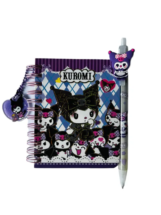 Assorted%20Mini%20Cute%20Spiral%20Kawaii%20Kuromi%20Note%20Book%20Schedule%20Or%20Journal%20Notebook%20Stationary%20Accessories%20with%20Kuromi%20Pencil%20-%20Image%202