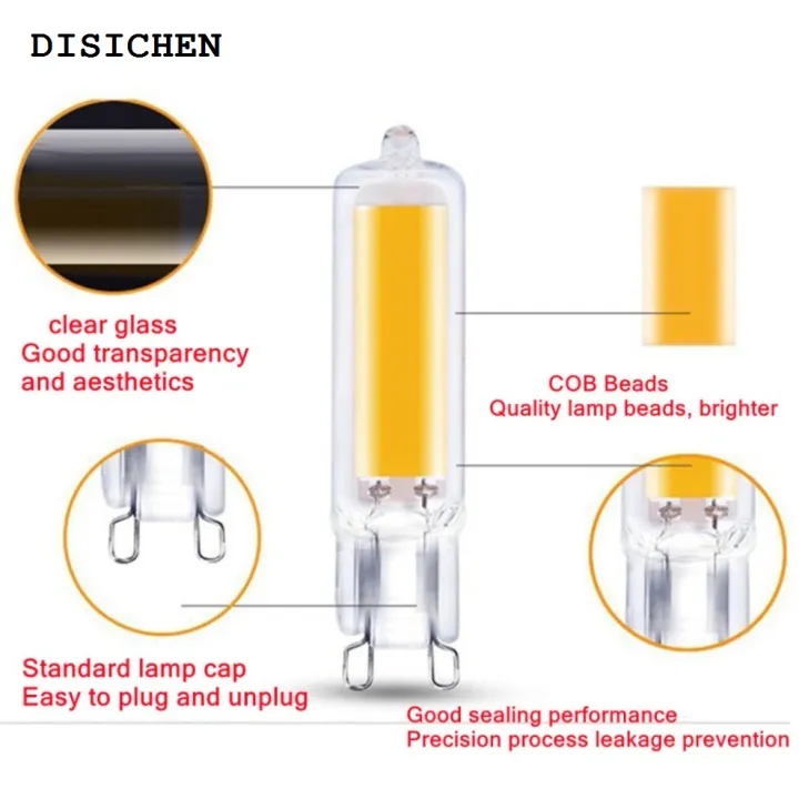 DISICHEN%20New%20style%20G9%20LED%20COB%20Lamp%207W%209W%2012W%2015W%20COB%20LED%20Bulb%20AC/DC%2012V%20220V%20Lampada%20LED%20G9%20COB%20Spotlight%20Chandelier%20Lighting%20Replace%20Halogen%20-%20Image%202