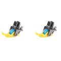 OUMERY 2X Universal Industrial Sewing Machine Leather Roller Wheel Presser Foot of Flat Car Thick Fabric Presser Feet A. 
