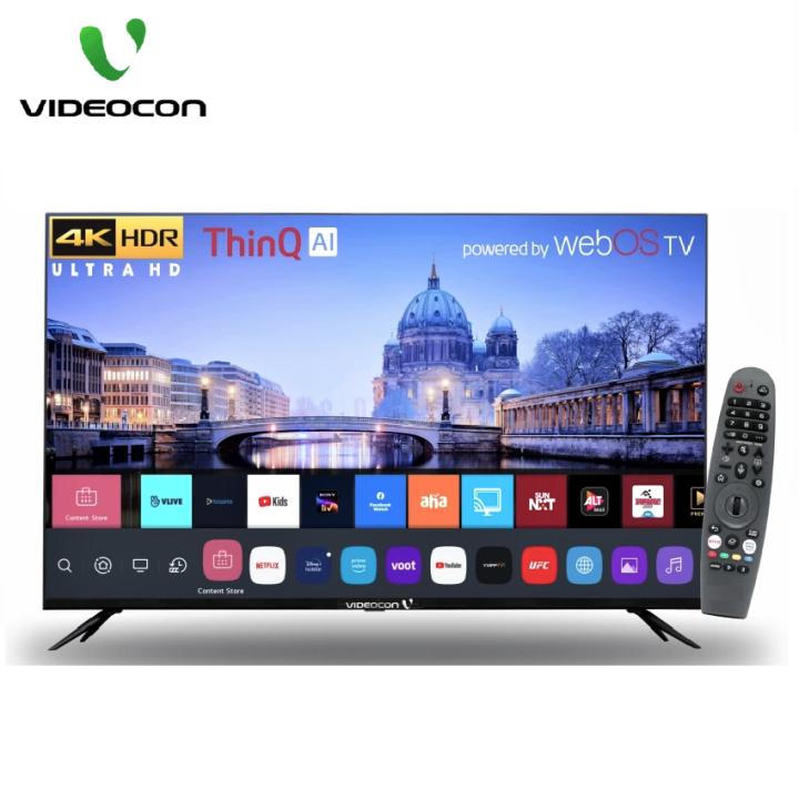 Videocon%2043%20inch%20Ultra%20HD%204K%20LED%20Smart%20WebOS%20TV%20with%20Magic%20Remote%20Bezel%20Less%20-%20Image%202
