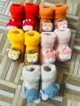 COZYKIDS - Baby Winter Slipper Socks Pre Walker Shoes With Anti Slip Grips. 