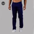 Wraon Navy Blue Premium Stretchable Straight Fit Cotton Chinos For Men - Fashion | Pants For Men | Men's Wear | Chinos |. 
