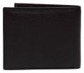 WildHorn Black Genuine Leather Wallet For Men - WH1251 | Black Solid Leather Wallet For Men | Black Purse For Men. 