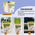 NAMUNY 12L Compost Bin Recycle Composter Aerated Compost Bin PP Organic Homemade Trash Can Bucket Kitchen Garden Food Waste Bins. 