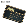 DISICHEN Profesional Mini Solar Powered Calculator 8 Digit Basic Standard Calculator, 8.5x5.3cm. 