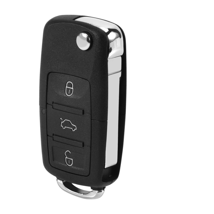 3 Button Replacement Keyless Entry Remote Car Flip Key Fob Case for