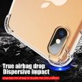 Shockproof Clear Phone Case For iPhone X/XS, Transparent Protection Back Cover. 