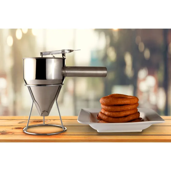 Sel Roti Maker 1.2 Liter Funnel Stainless Steel, Sel Roti Soli ...